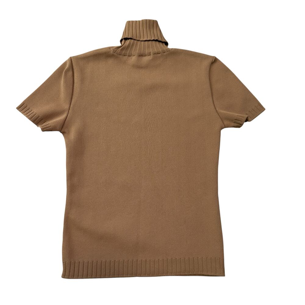 Vintage Novespazio by Noboru Yamafuji Brown Turtleneck Top Women's Small - Picture 4 of 6